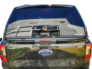 Painted Ford RANGER RA (NEXT GEN) DC 2022+ V2 Steel Canopy with Lift-Up Side Windows