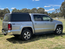 VW AMAROK DC 2010-2022 BLACK TITAN HYBRID CANOPY - Stainless Steel Alloy Modular