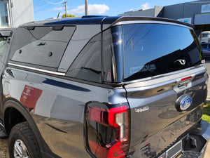 Painted Ford RANGER RA (NEXT GEN) DC 2022+ TL1 Steel Canopy with Lift-Up Side Windows