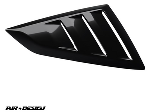 Ford Mustang 2024+ AIR DESIGN Qtr Windows Louvers Set