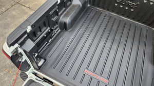 Ford RANGER XL, XLS, XLT, SPORT RA (NEXT GEN) DC 2022+ UTE TUB MAT - Heavy Duty Moulded Rubber Mat (for Factory Plastic Tub Liner)