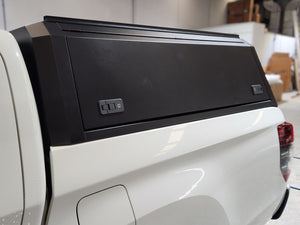 Mitsubishi TRITON MQ MR DC 2015-2023 BLACK TITAN HYBRID CANOPY - Stainless Steel Alloy Modular