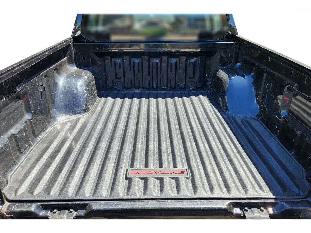 Mitsubishi TRITON MQ MR DC 2015-2023 UTE TUB MAT - Heavy Duty Moulded Rubber Mat (for Spray & Naked tub)