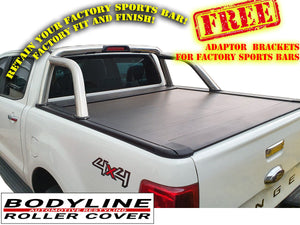 FORD RANGER DC 2012-2021 ELECTRIC ROLLER SHUTTER COVER for Sports Bar tonneau hard lid