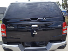 Painted Mitsubishi TRITON MQ MR 2015-2022 DC V4 Steel Canopy with Lift-Up Side Windows